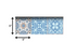 4" X 4" Ocean Blue Mosaic Peel And Stick Removable Tiles - Minihomy