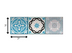 5" X 5" Sky Blue Mosaic Peel And Stick Removable Tiles - Minihomy