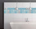 5" X 5" Sky Blue Mosaic Peel And Stick Removable Tiles - Minihomy