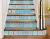 5" X 5" Sky Blue Mosaic Peel And Stick Removable Tiles - Minihomy