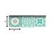 7" X 7" Aquamarine Mosaic Peel And Stick Removable Tiles - Minihomy