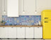 4" X 4" Blue Gray Yellow Pop Peel And Stick Removable Tiles - Minihomy