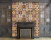 4" X 4" Shades Of Brown Mosaic Peel And Stick Removable Tiles - Minihomy