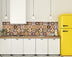 4" X 4" Shades Of Brown Mosaic Peel And Stick Removable Tiles - Minihomy