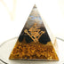 Strengthen wealth help tower business natural crystal 4-5cm energy Orgone pyramid decoration craft resin gift