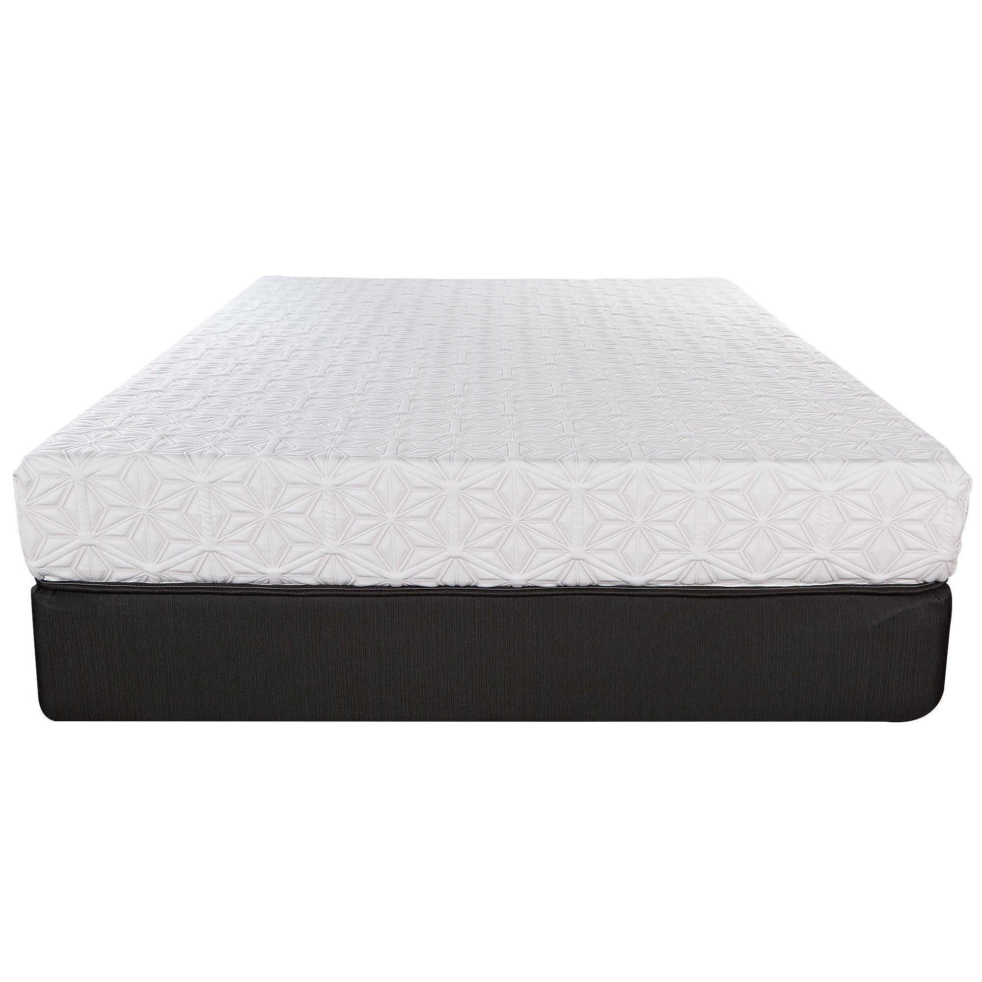 8" Three Layer Gel Infused Memory Foam Smooth Top Mattress  Queen - Minihomy