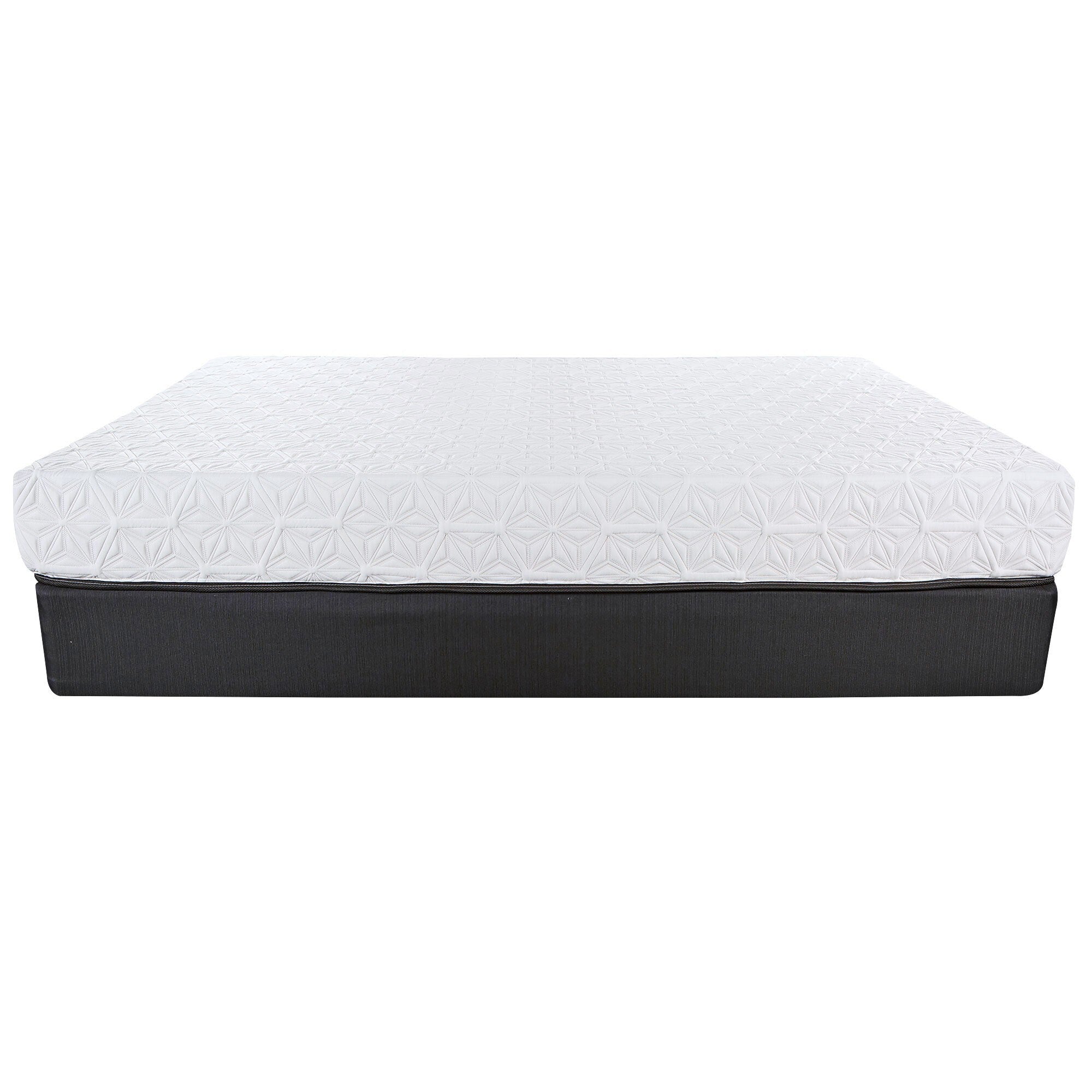 8" Three Layer Gel Infused Memory Foam Smooth Top Mattress  Queen - Minihomy