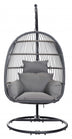 Basket Weave Gray Hanging Chair - Minihomy