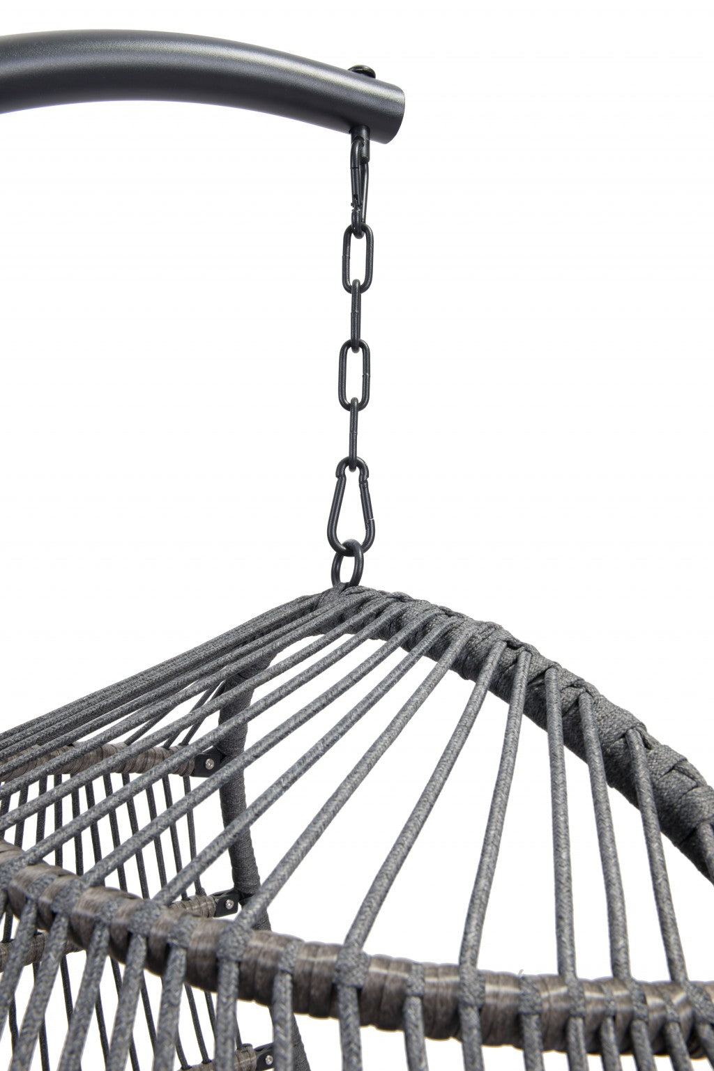 Basket Weave Gray Hanging Chair - Minihomy