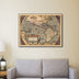 24" X 32" Vintage 1598 Map Of The Americas Wall Art - Minihomy