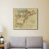 20" X 24" Vintage 1771  Map Of North America Wall Art - Minihomy