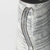 11" Metal Gray and White Cylinder Jug Vase - Minihomy