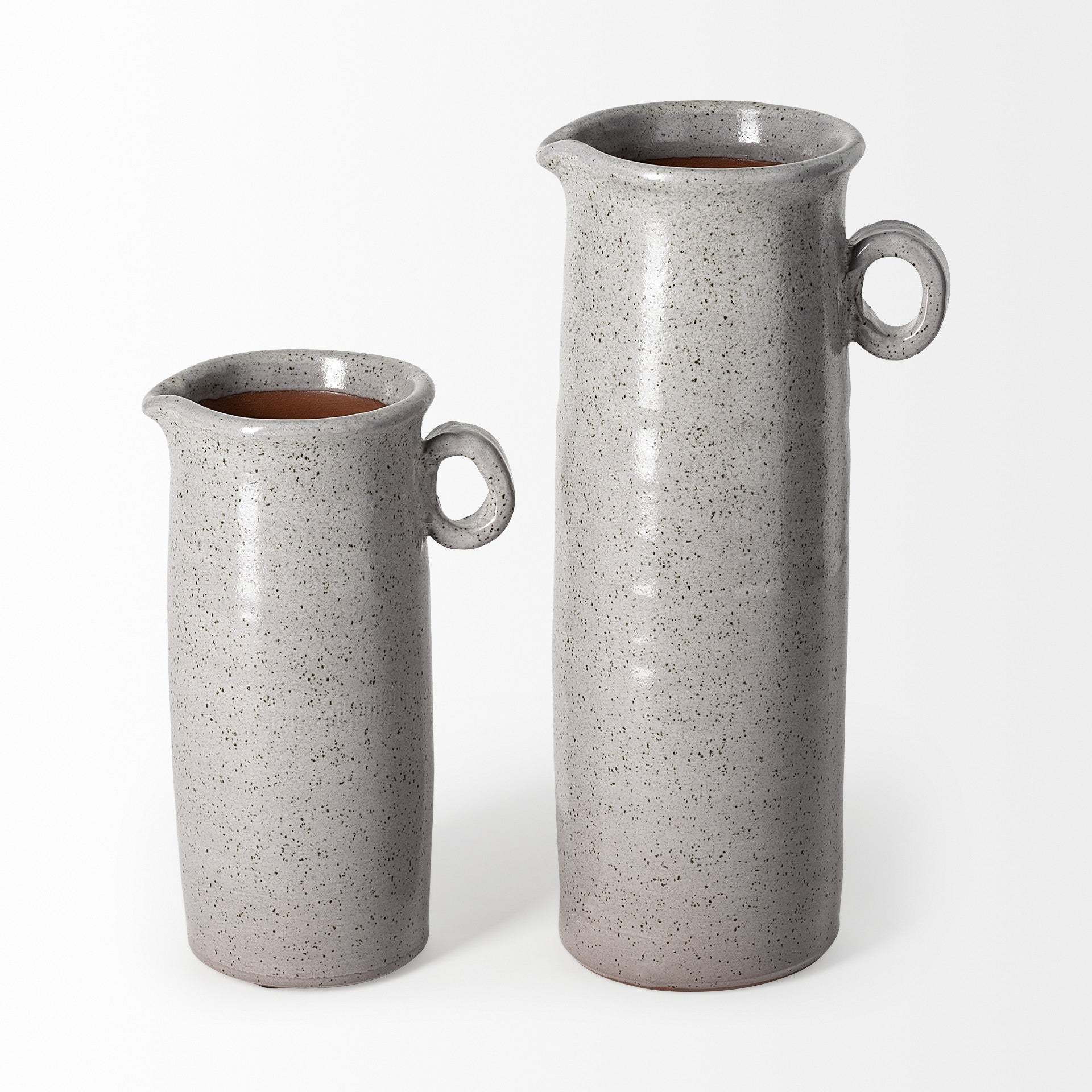 Gray Speckle Decorative Ceramic Jug - Minihomy