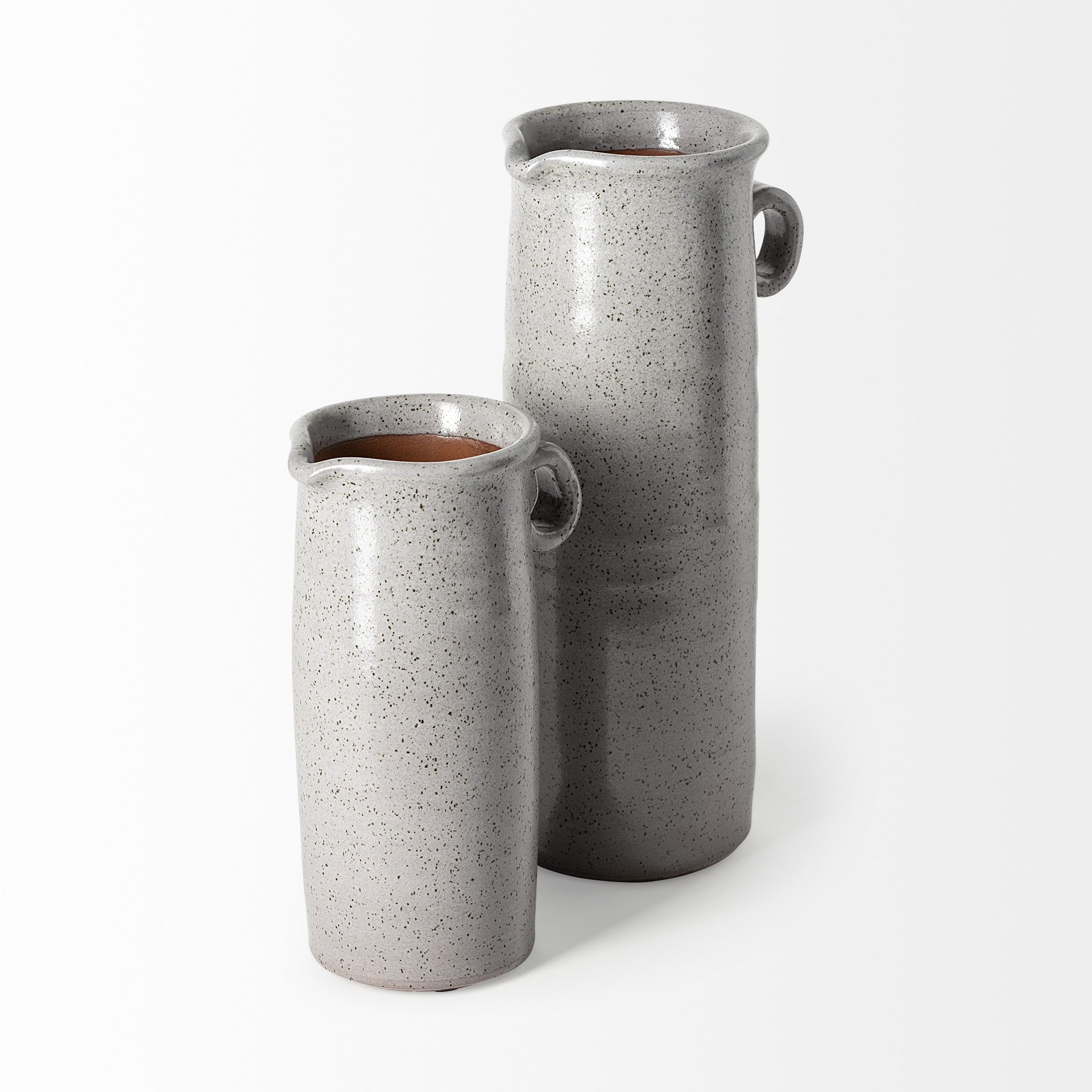 Gray Speckle Decorative Ceramic Jug - Minihomy