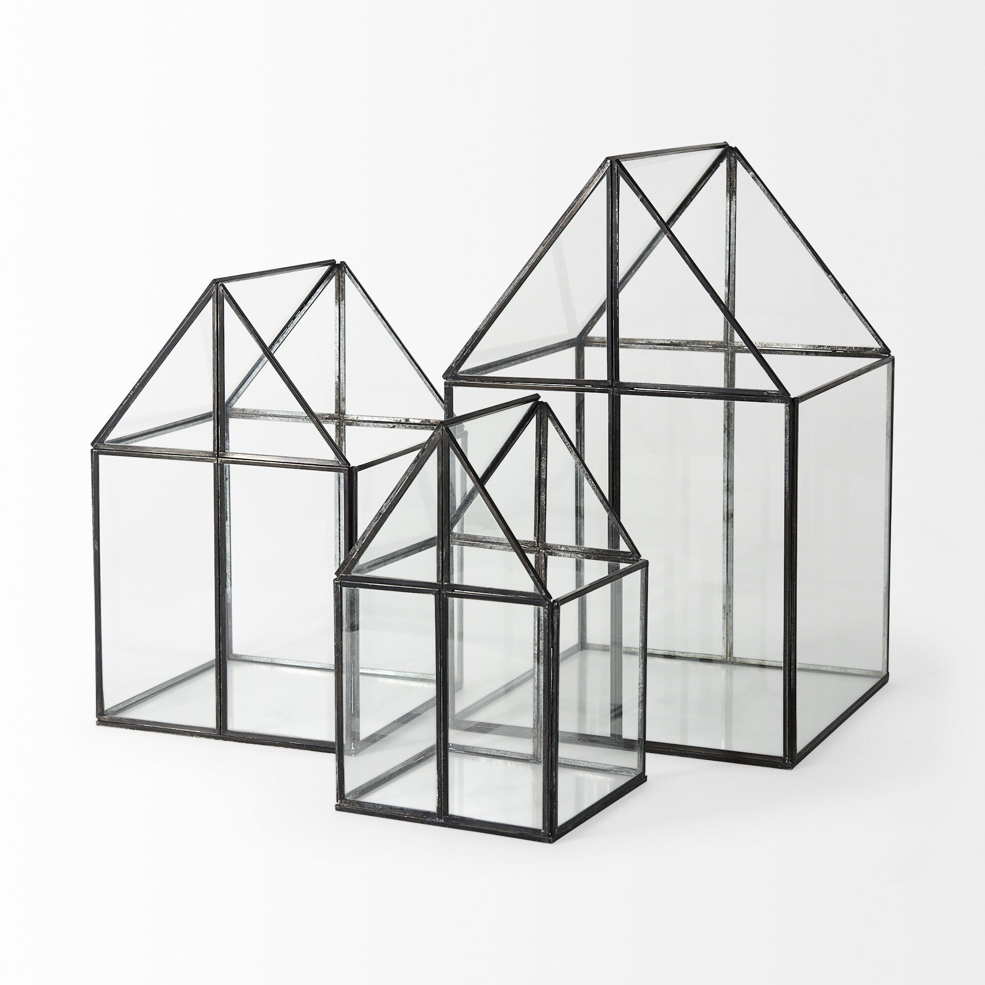 House Shaped Glass Terrarium - Minihomy