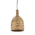 Brown Wicker Hanging Pendant Light - Minihomy