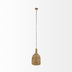 Brown Wicker Hanging Pendant Light - Minihomy