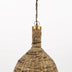 Brown Wicker Hanging Pendant Light - Minihomy