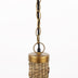 Brown Wicker Hanging Pendant Light - Minihomy