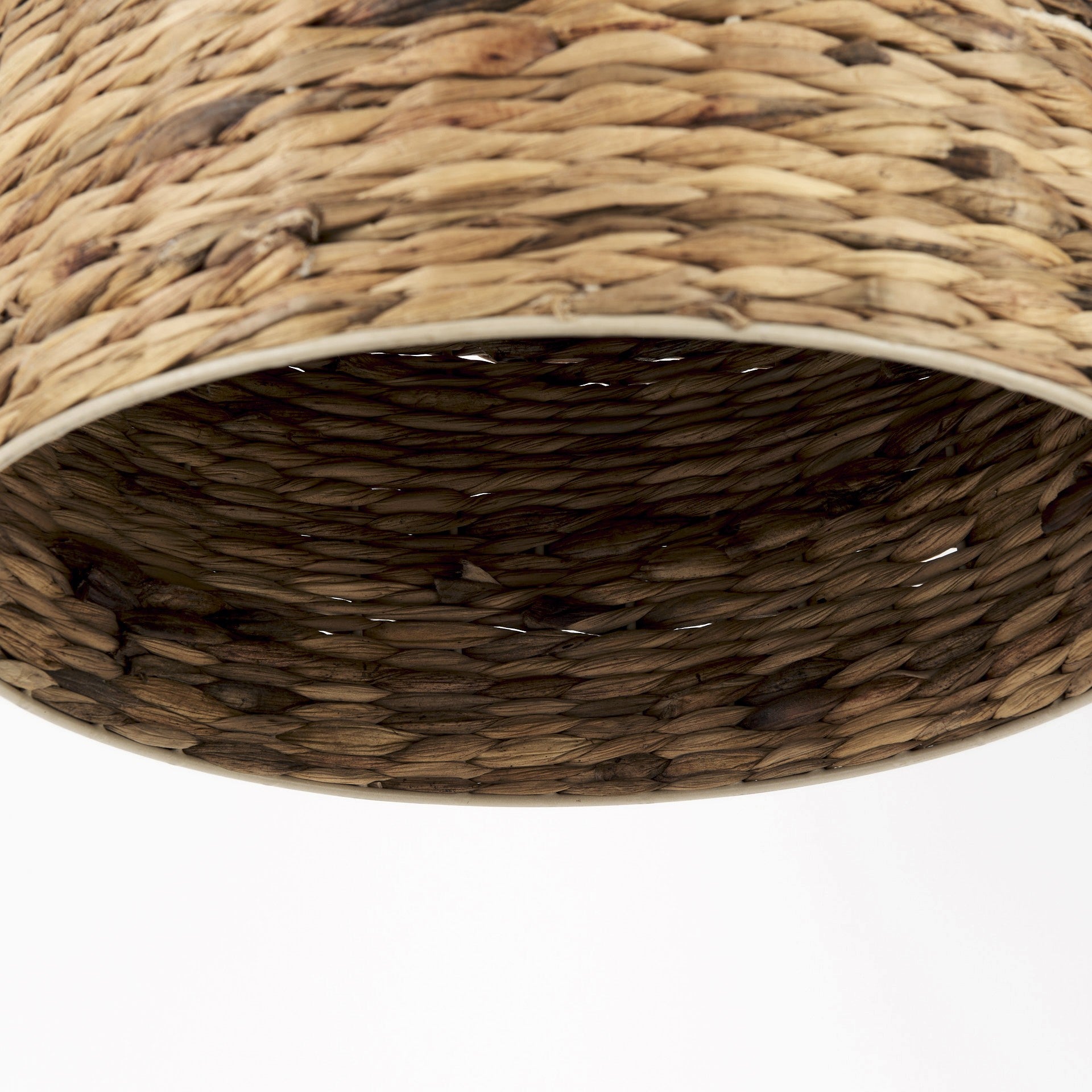 Brown Wicker Hanging Pendant Light - Minihomy