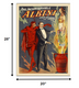 36" X 48" The Incomparable Albini Vintage Magic Poster Wall Art - Minihomy