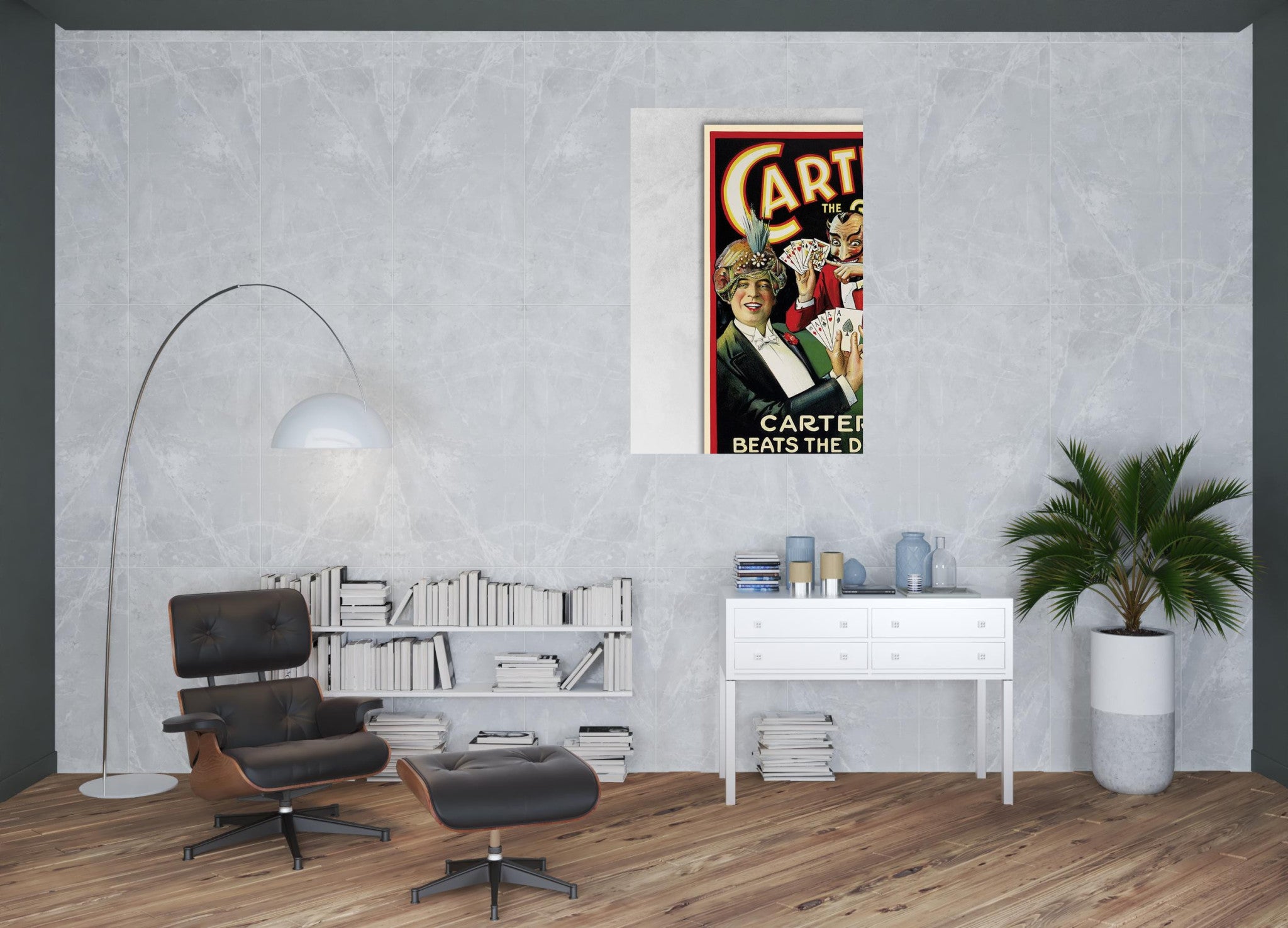 36" X 54" Vintage 1922 Carter Vintage Magic Poster Wall Art - Minihomy