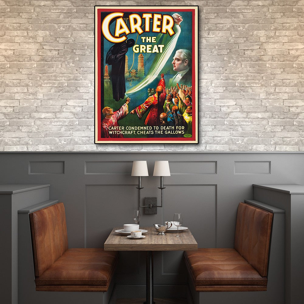 18" X 24" Vintage 1926 Carter Witchcraft Magic Poster Wall Art - Minihomy