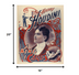 30" X 24" Houdini King Of Cards Vintage Magic Poster Wall Art - Minihomy