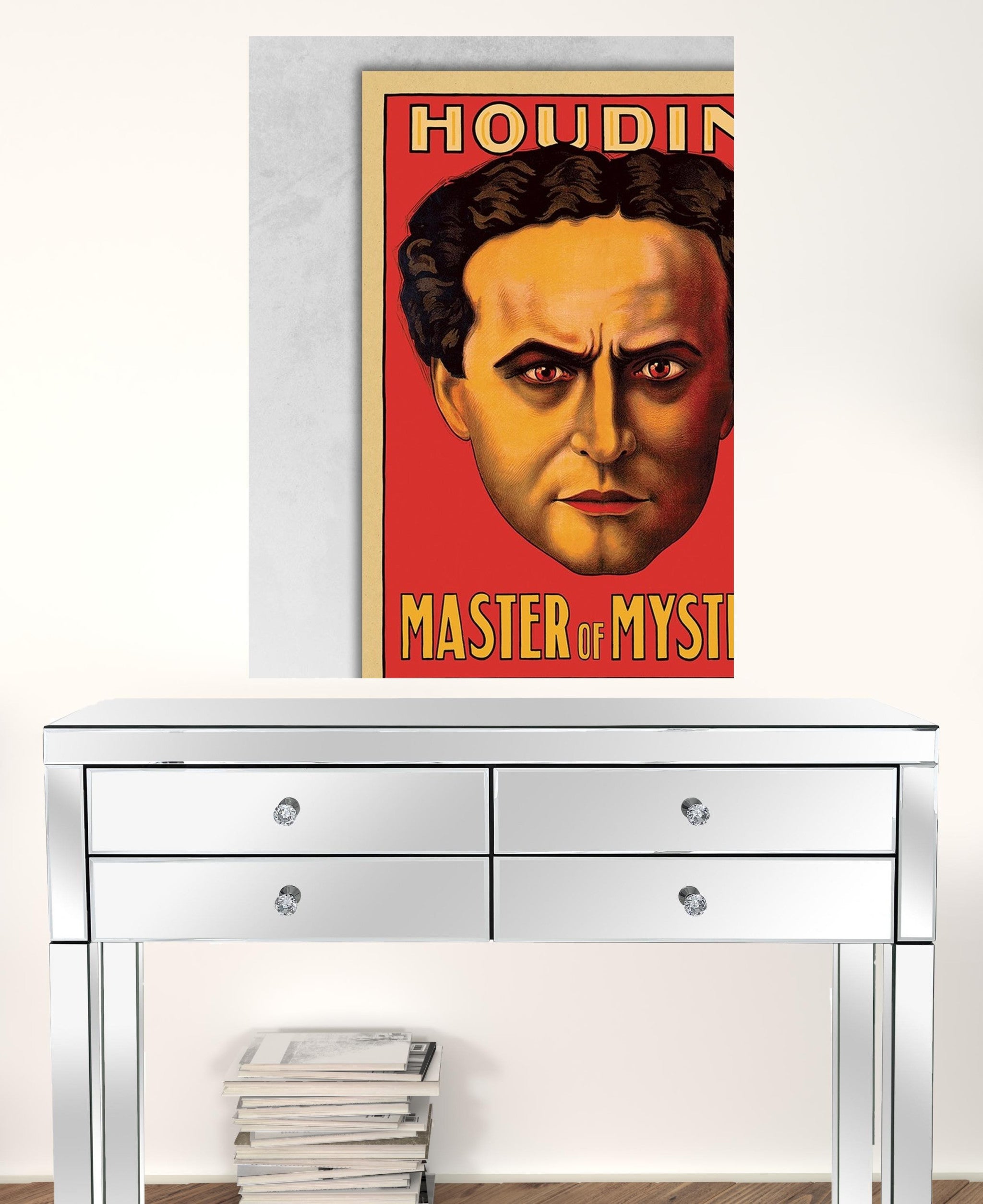 11" X 14" Houdini Master Of Mystery Vintage Magic Poster Wall Art - Minihomy