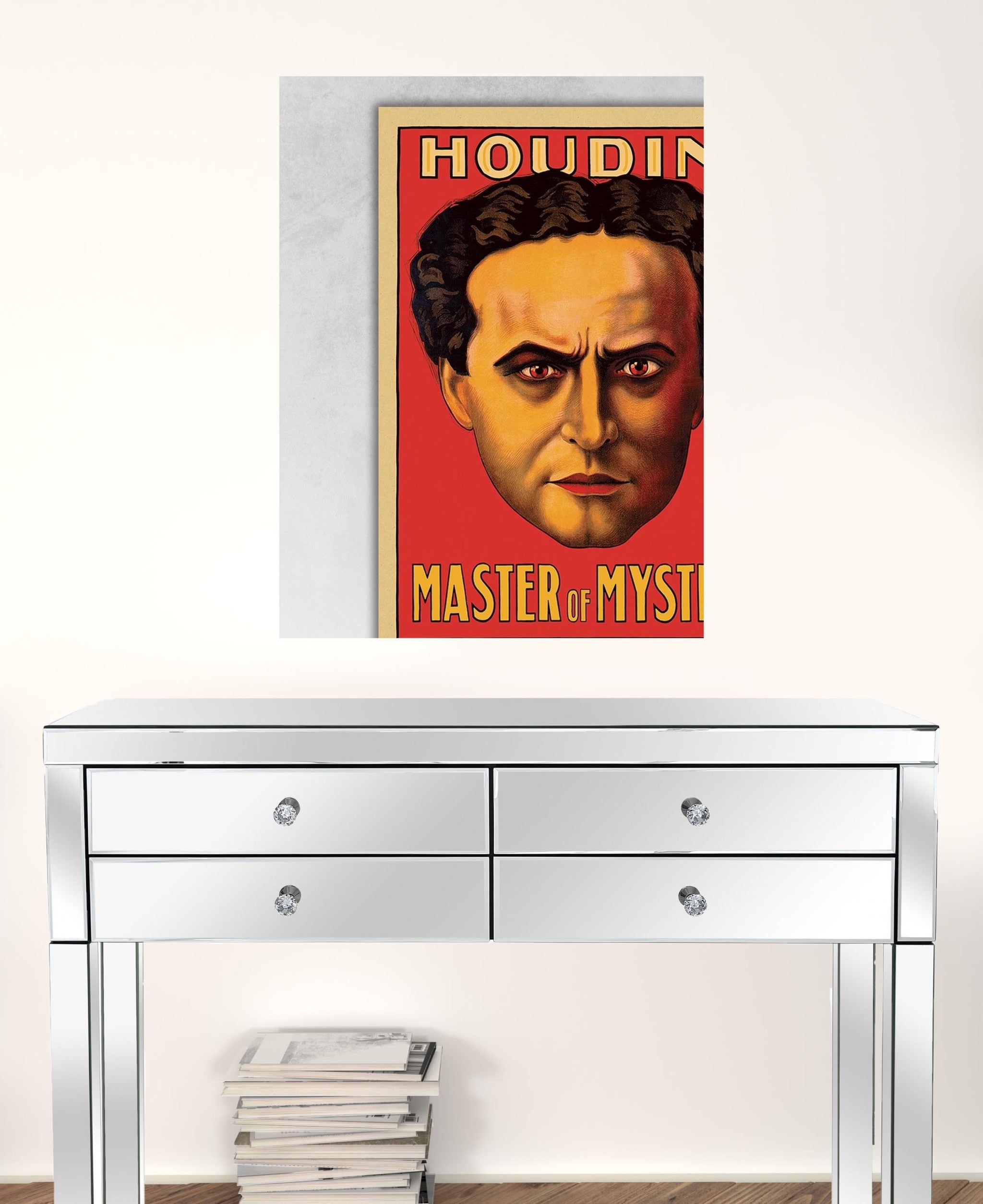 11" X 14" Houdini Master Of Mystery Vintage Magic Poster Wall Art - Minihomy