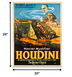 36" X 48" Master Mystifier Houdini Vintage Magic Poster Wall Art - Minihomy