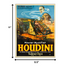 36" X 48" Master Mystifier Houdini Vintage Magic Poster Wall Art - Minihomy