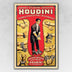 24" X 36" Houdini Handcuff King Vintage Magic Poster Wall Art - Minihomy