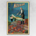 36" X 54" Kellar Levitation Vintage Magic Poster Wall Art - Minihomy