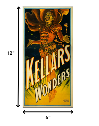 36" X 72" Keller's Wonders Vintage Magic Poster Wall Art - Minihomy