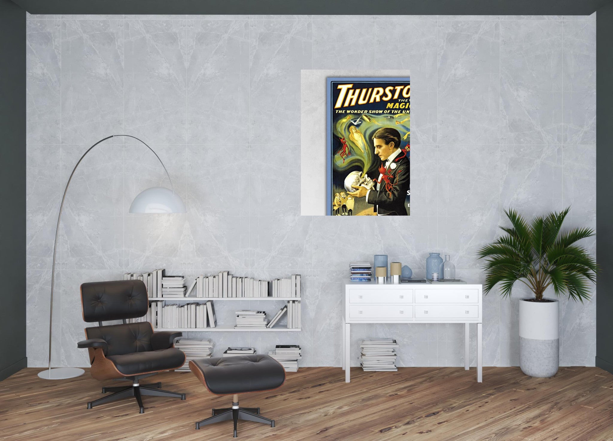 36" X 48" Thurston Spirits Vintage Magic Poster Wall Art - Minihomy