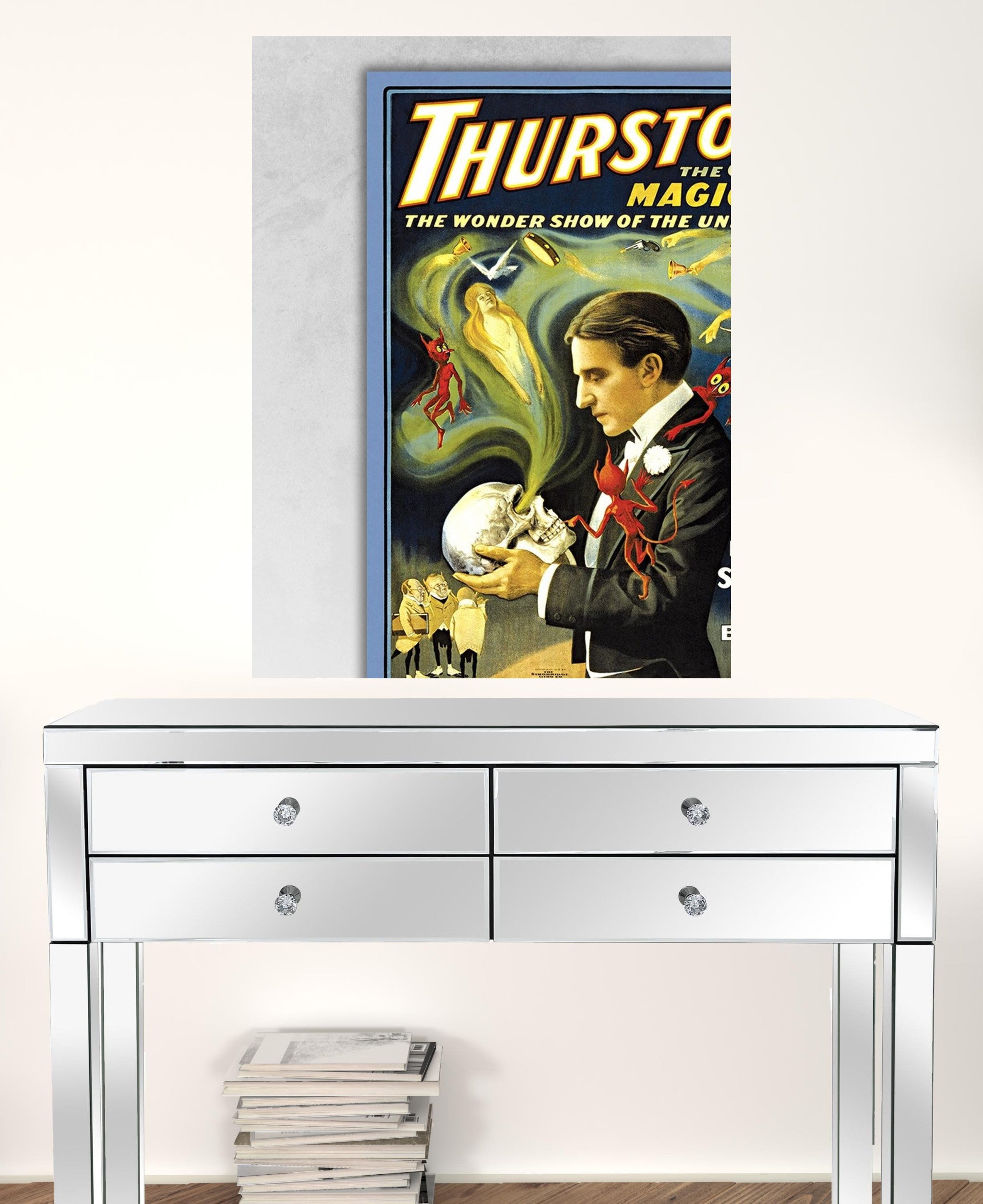 36" X 48" Thurston Spirits Vintage Magic Poster Wall Art - Minihomy