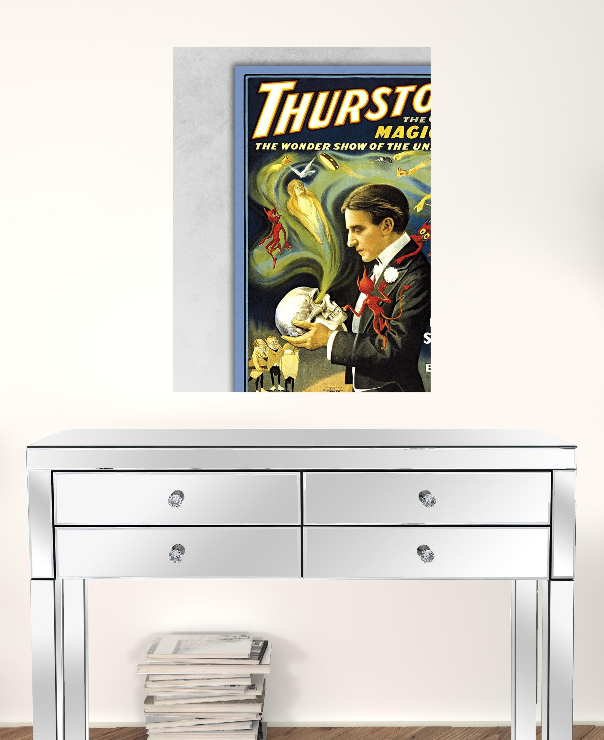 36" X 48" Thurston Spirits Vintage Magic Poster Wall Art - Minihomy