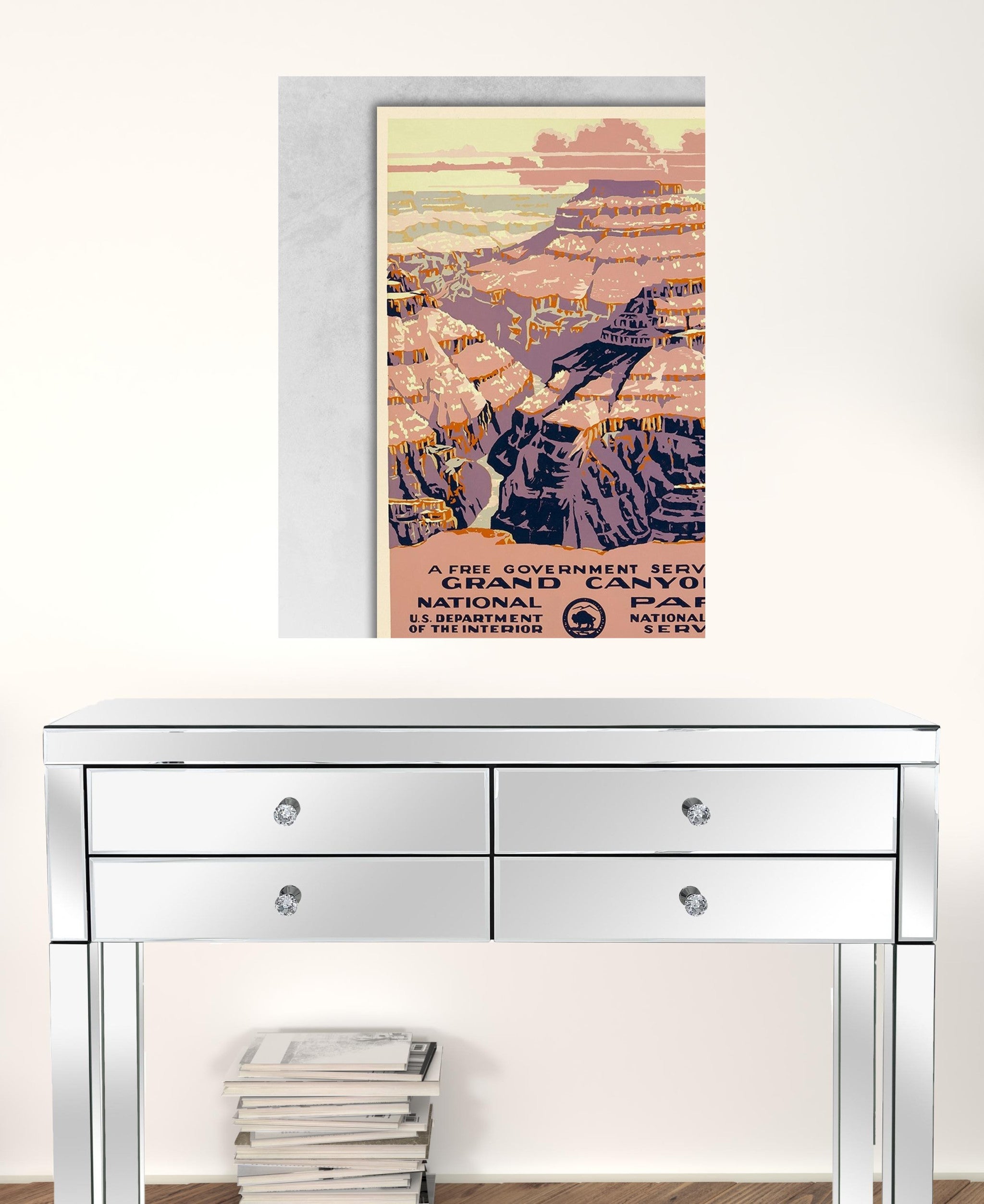 36" X 48" Grand Canyon C1938 Vintage Travel Poster Wall Art - Minihomy