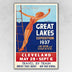 24" X 36" Great Lakes 1937 Vintage Travel Poster Wall Art - Minihomy