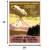 24" X 32" Lassen Volcanic National Park Vintage Travel Poster Wall Art - Minihomy