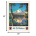 36" X 48" Mt. St. Helens C1920S Vintage Travel Poster Wall Art - Minihomy