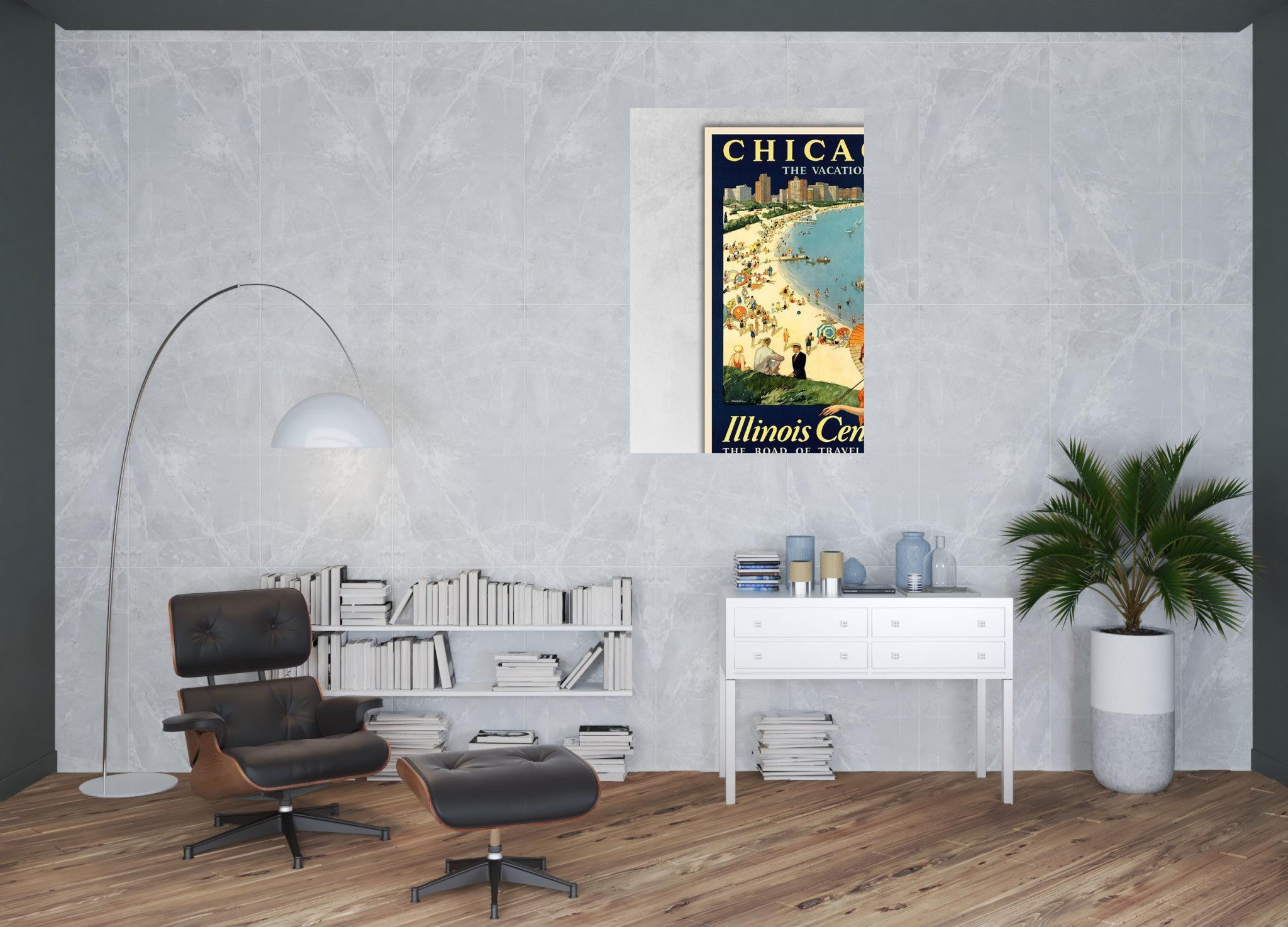 20" X 30" Vintage 1929 Chicago Vacation Travel Poster Wall Art - Minihomy