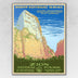 36" x 48" Zion National Park c1938 Vintage Travel Poster Wall Art - Minihomy