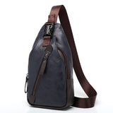 Casual chest bag men's backpack outdoor sports Japanese and Korean version of the trend of small shoulder Messenger bag chest male
