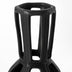 9" Black Pierced Pattern Ceramic Vase - Minihomy