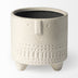 7" Bohemian Beige Happy Face Tribal Vase - Minihomy