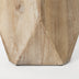 19" Natural Stain Geometric Wooden Vase - Minihomy