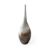 21" Heavenly Taupe and Gray Handblown Spunglass Vase - Minihomy