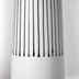 18" Black and White Pinstriope Narrow Ceramic Vase - Minihomy